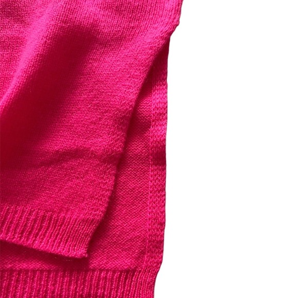 NWT Scott & Scott London Brontë 100% Cashmere Pink Fuchsia Sweater Size M - Picture 7 of 11